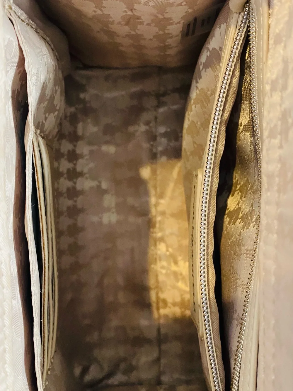 Karl Lagerfeld White Quilted Embellished Shoulder Bag